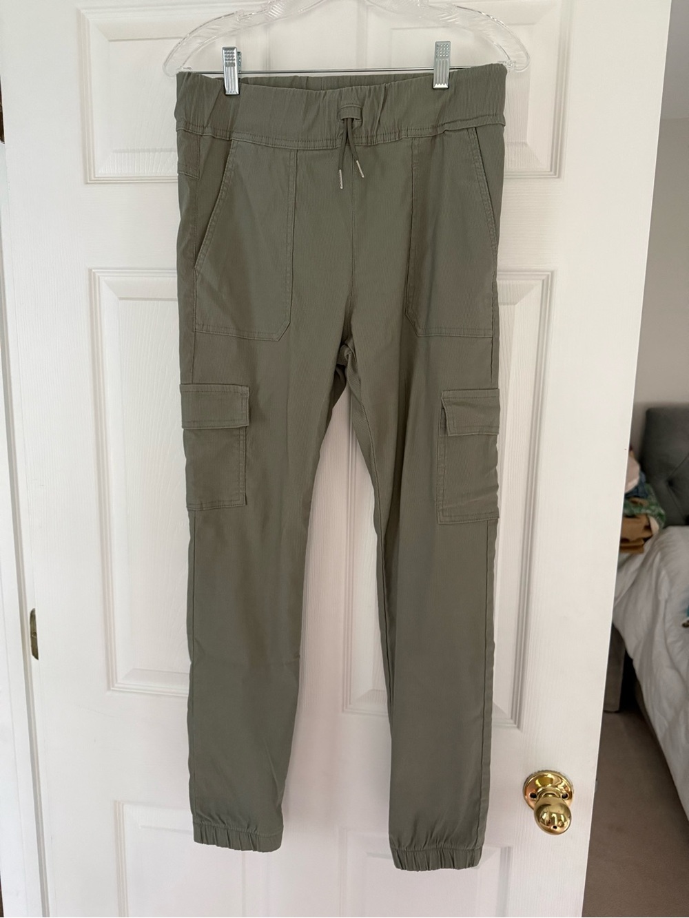 BEVY FLOG size 30 Women’s Olive Skinny Cargo Joggers - Drawstring Waist